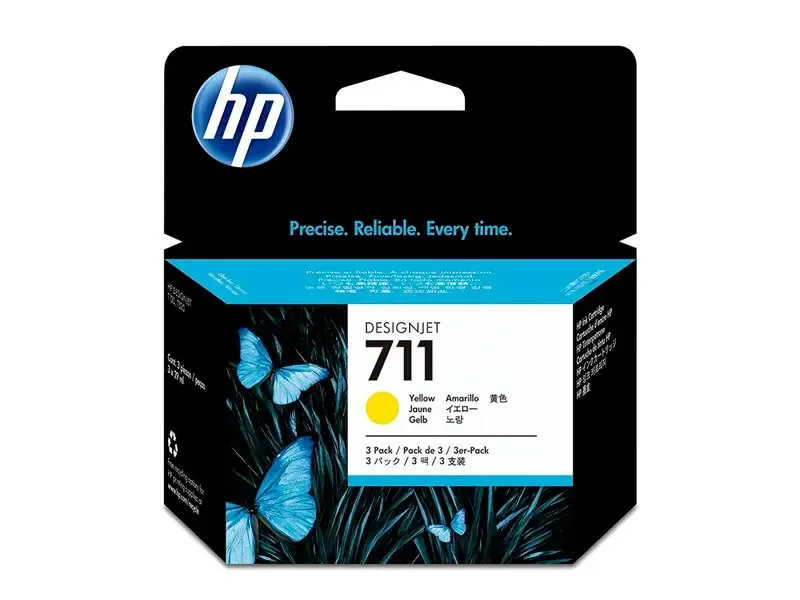 Cartucho de Tinta HP 711 Amarillo Original 29ml (CZ132A) T120/T520