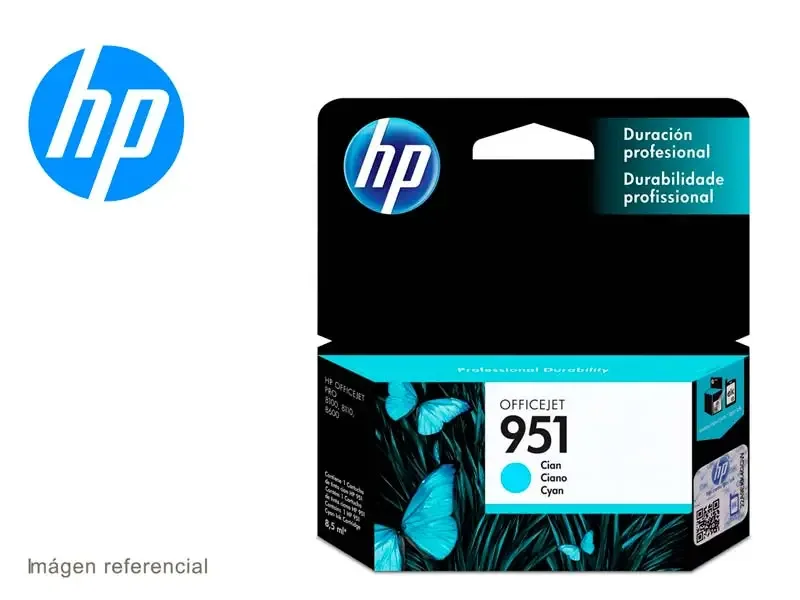 Cartucho de Tinta HP 951 Cian (CN050AL) 8100 (700 pgs)