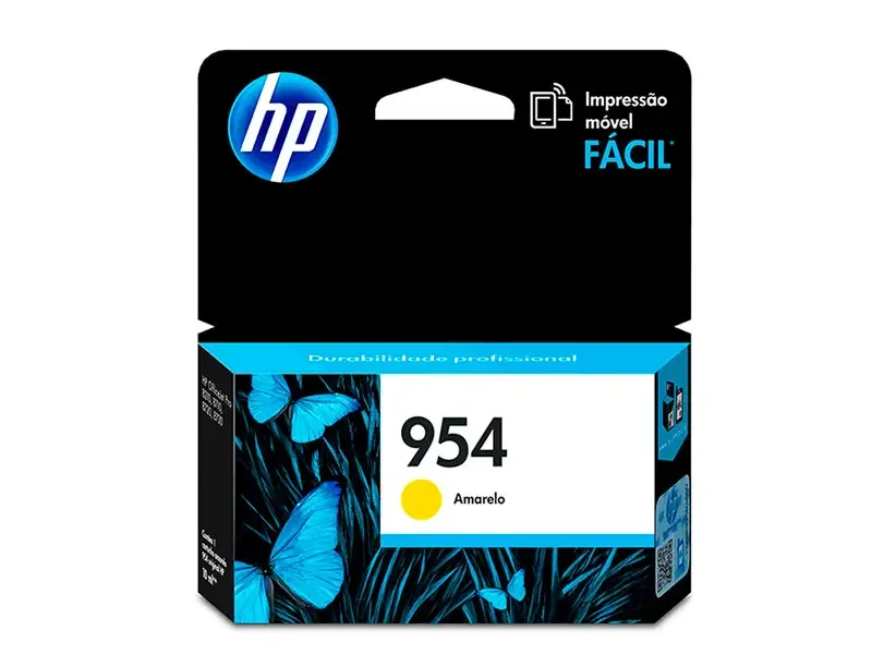 Cartucho de Tinta HP 954 Amarillo Original (L0S56AL) Officejet Pro 8210/8710/8720/8730/7740