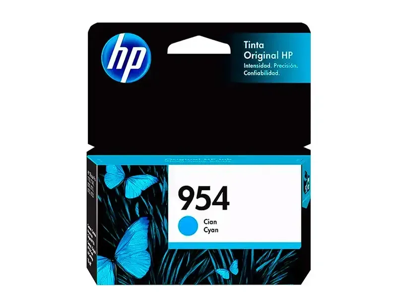 Cartucho de Tinta HP 954 Cian Original (L0S50AL) Officejet Pro 8210/8710/8720/8730/7740