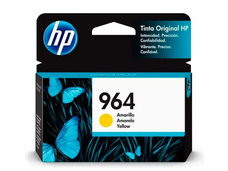 Cartucho de Tinta HP 964 Amarillo (3JA52AL) Officejet pro 9010/9020 11,5ml (700pgs)