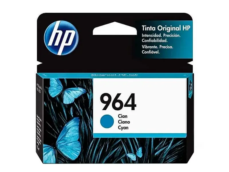 Cartucho de Tinta HP 964 Cian (3JA50AL) Officejet pro 9010/9020 11.5ml (700pgs)
