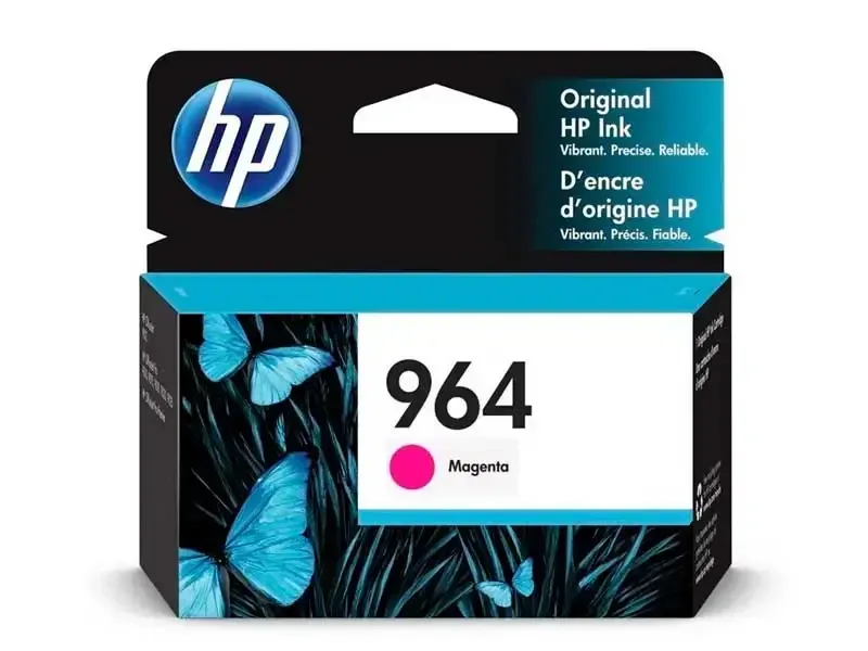 Cartucho de Tinta HP 964 Magenta (3JA51AL) Officejet pro 9010/9020 11,5ml (700pgs)