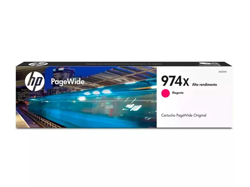 Cartucho de Tinta HP 974X Magenta (L0S02AL) PageWide Pro 452/477/552/577 (82 ml )