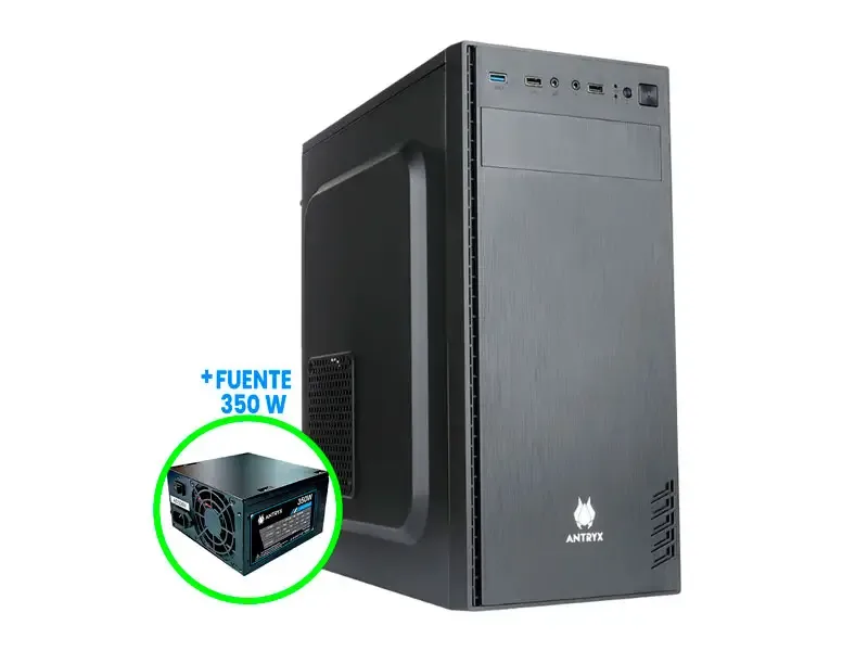 Case Antryx Elegant 620 + Fuente 350W  Mid Tower USB3.0
