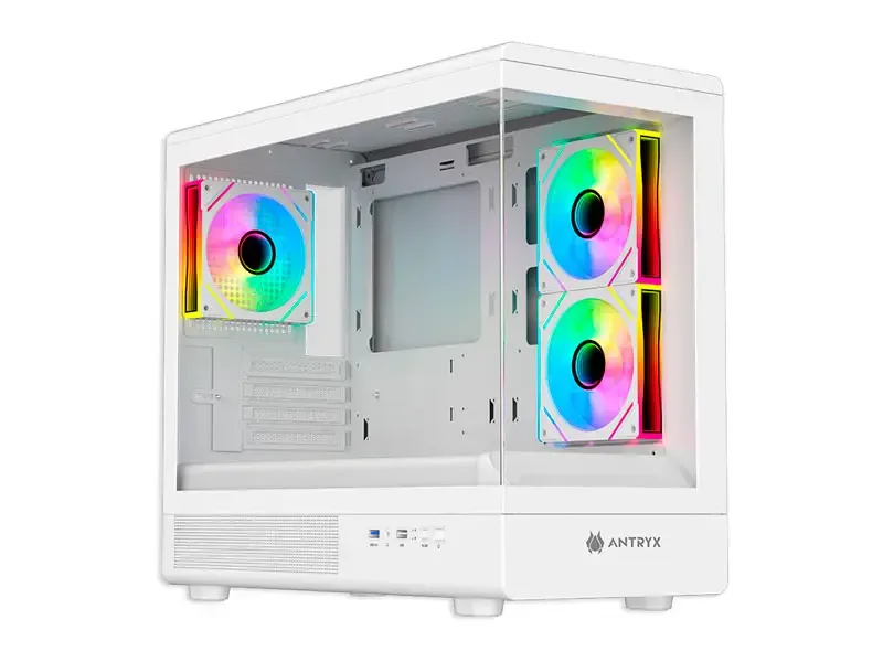 Case Antryx FX 630M infinity ARGB FAN X3 Vidrio Templado White (AC-FX630MW)