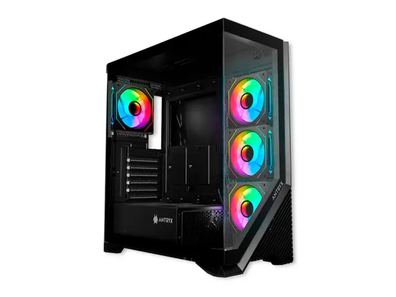 Case Antryx FX 650 ARGB FAN X4 Black/Vidrio Templado
