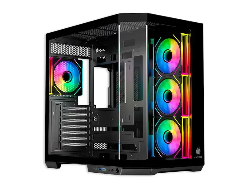 Case Antryx FX 800 ARGB FAN X4 USB-C Black