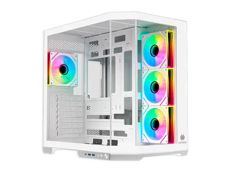 Case Antryx FX 800 infinity ARGB FAN X4 USB-C White (AC-FX800W)