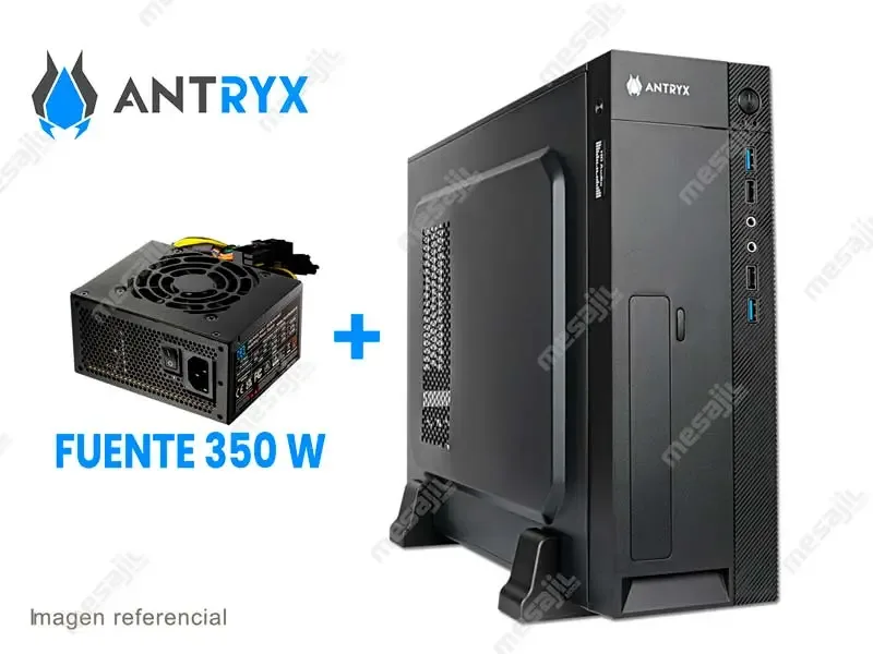 Case Antryx SLIM NS-200 + Fuente 350W 80 Plus Bronze