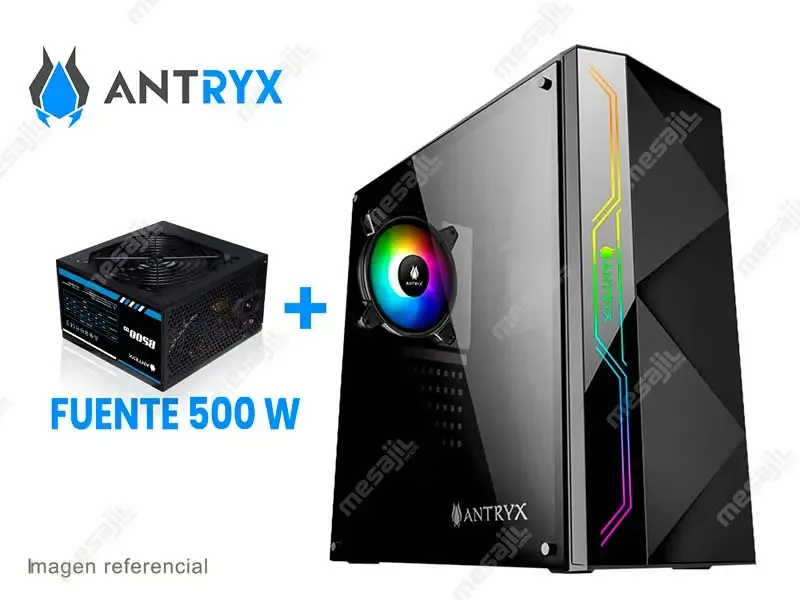 Case Antryx Xtreme Neo I ARGB + Fuente 500W (AC-XN01KW-500CP)