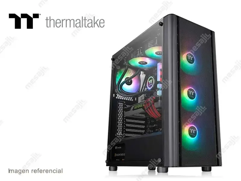CASE ATX THERMALTAKE V250 TG ARGB AIR S/Fuente Semi torre (CA-1Q5-00M1WN-03) Black