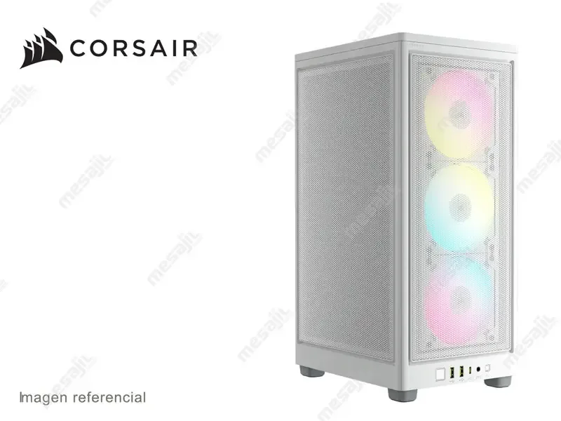 Case Corsair iCUE 2000D RGB AIRFLOW Mini ITX White (CC-9011247-WW)