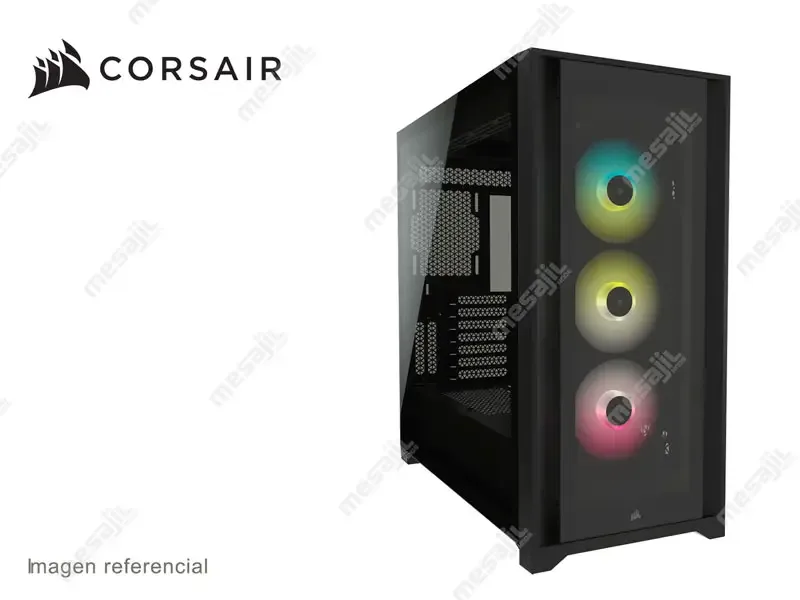 Case Corsair iCUE 5000X RGB Mid-T c/Vidrio templado Black