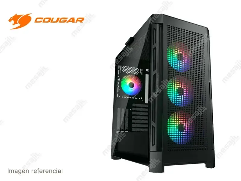 Case Cougar Airface Pro CGR-5AD1B-RGB Mid-Tower Vidrio Templado Black