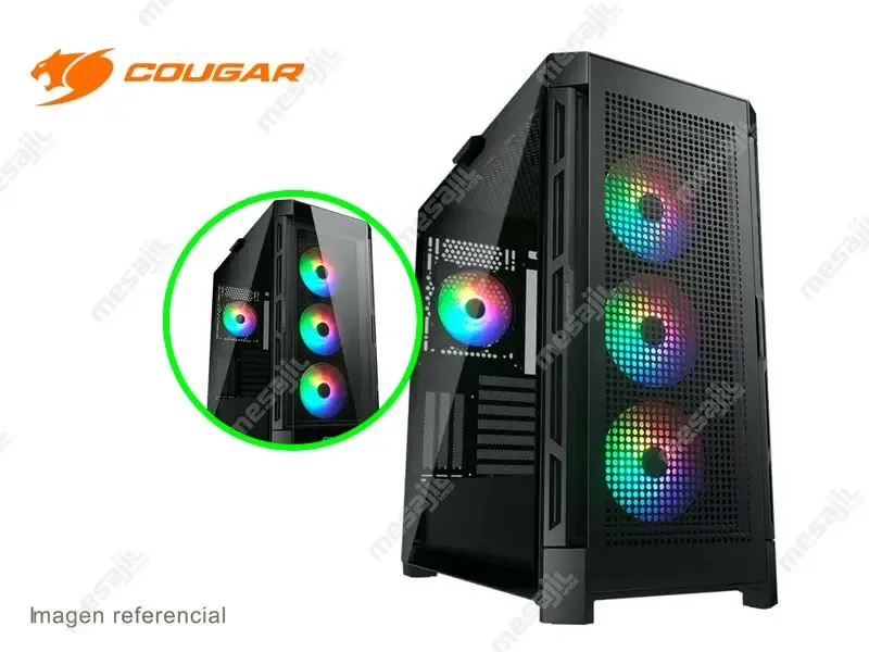 Case Cougar Duoface Pro RGB CGR-5AD1B-RGB Mid-Tower Vidrio Templado