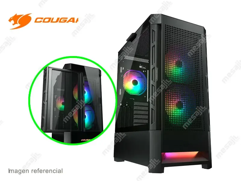 Case Cougar Duoface RGB CGR-5ZD1B-RGB Micro ATX/ Vidrio Templado