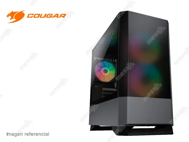Case Cougar MG-140 RGB Micro ATX/Vidrio Templado Iron Gray