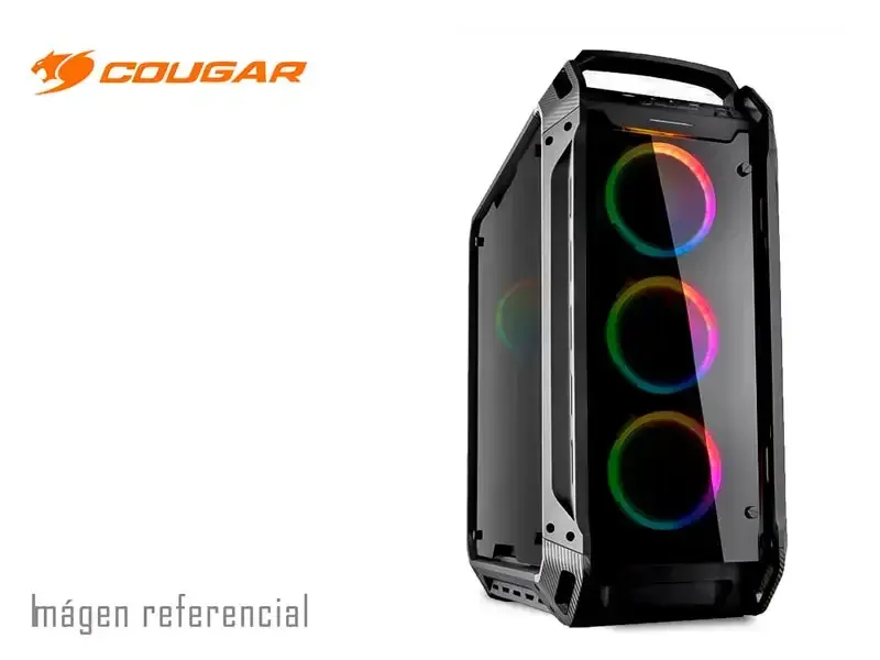 Case Cougar para Gaming PANZER EVO Full tower RGB  Vidrio Templado