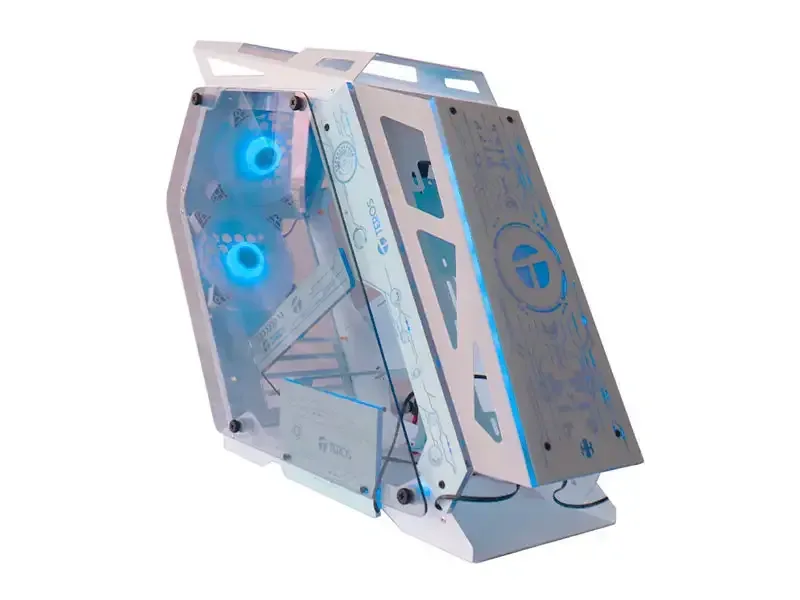 Case gamer TEROS TE-1311G Mid Tower ARGB blanco