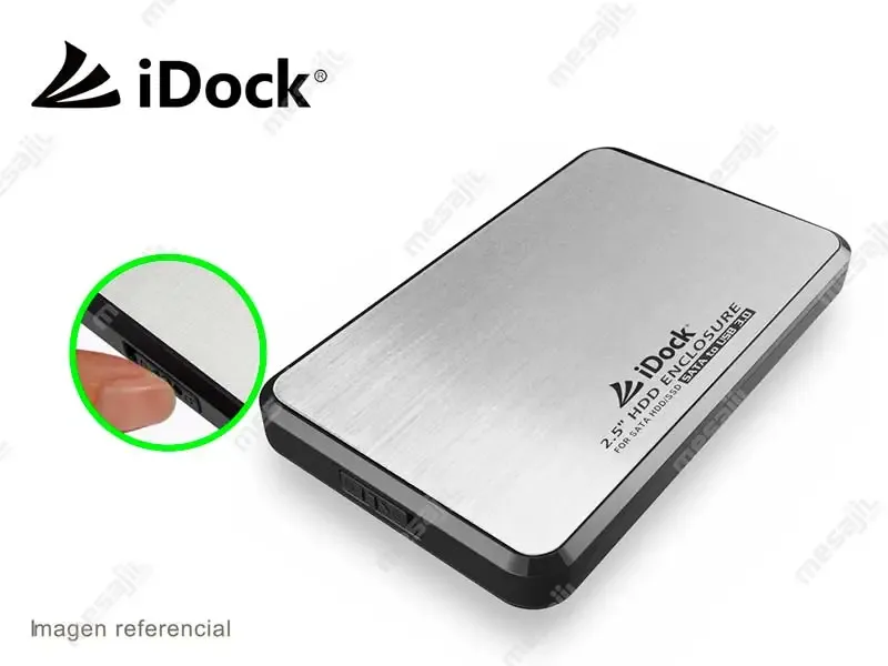 Case iDOCK para Disco Duro 2.5" HDD/SSD USB3.0 (IDK-300)