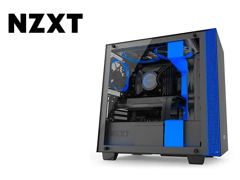 Case NZXT H400i Micro-ATX Matte Black/Blue