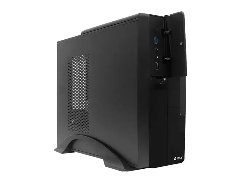 Case TEROS TE-1039S Slim 250 W  USB 3.0/audio HD/DVD Black