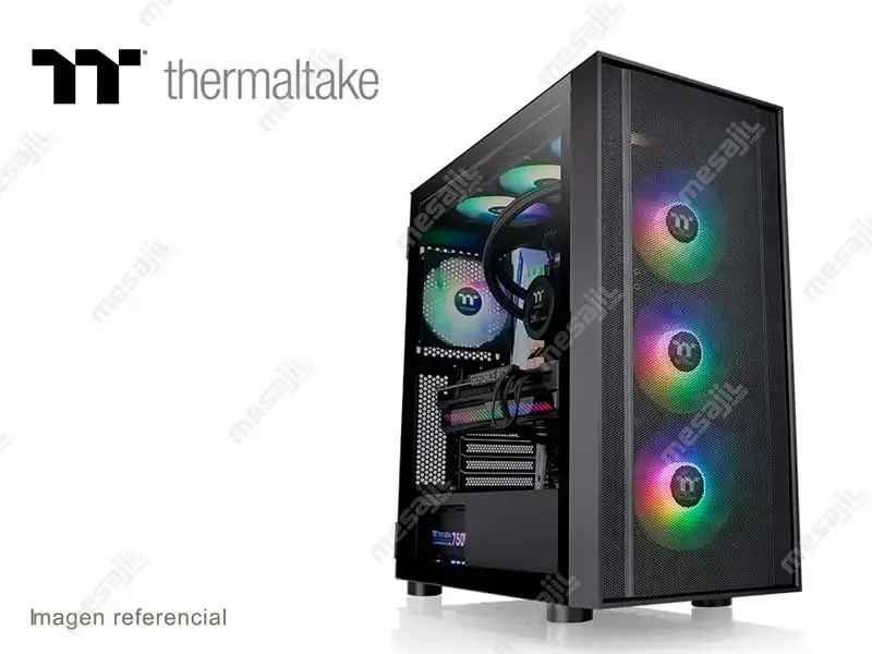 CASE THERMALTAKE H570 TG ARGB  S/Fuente Semi torre (CA-1T9-00M1WN-01) Black