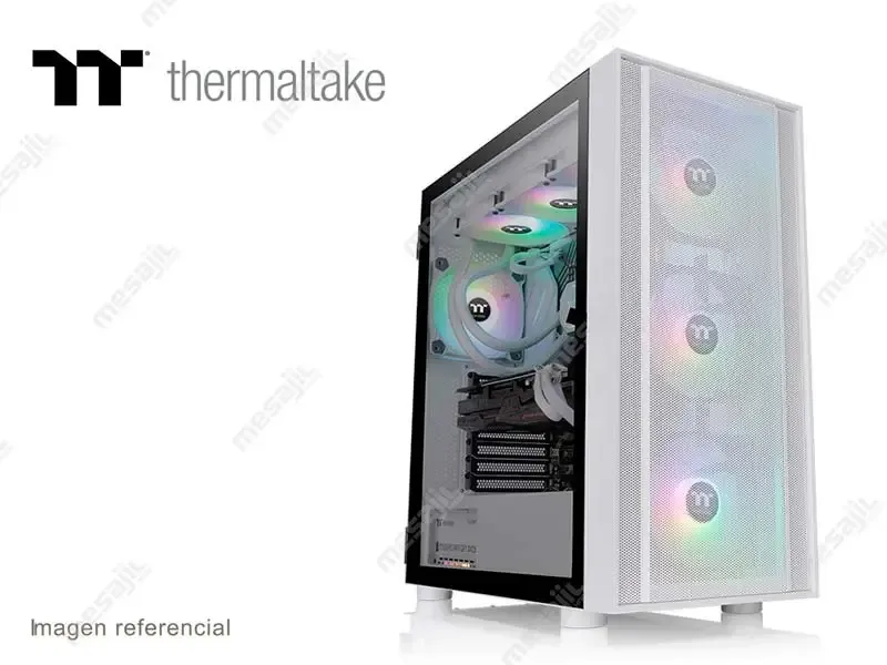 CASE  THERMALTAKE H570 TG ARGB  S/Fuente Semi torre (CA-1T9-00M6WN-01) Snow