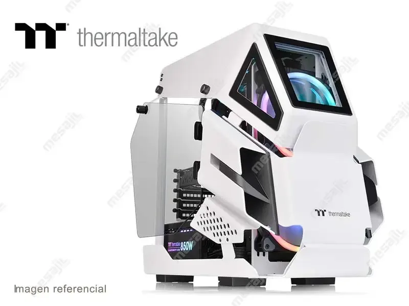 Case Thermaltake Micro ATX AH T200 S/Fuente (CA-1R4-00S6WN-00) Snow