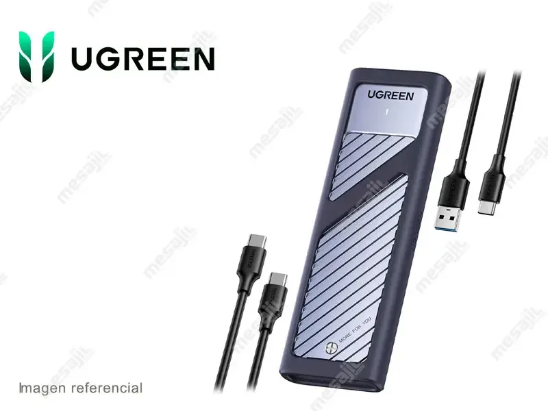 Case UGREEN para SSD M.2 NVMe PCIe  USB-C  (15511)
