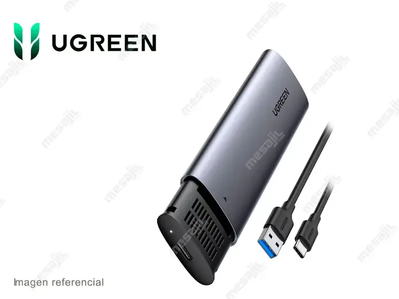 Case UGREEN para SSD M.2 SATA NGFF a USB-C (10903)