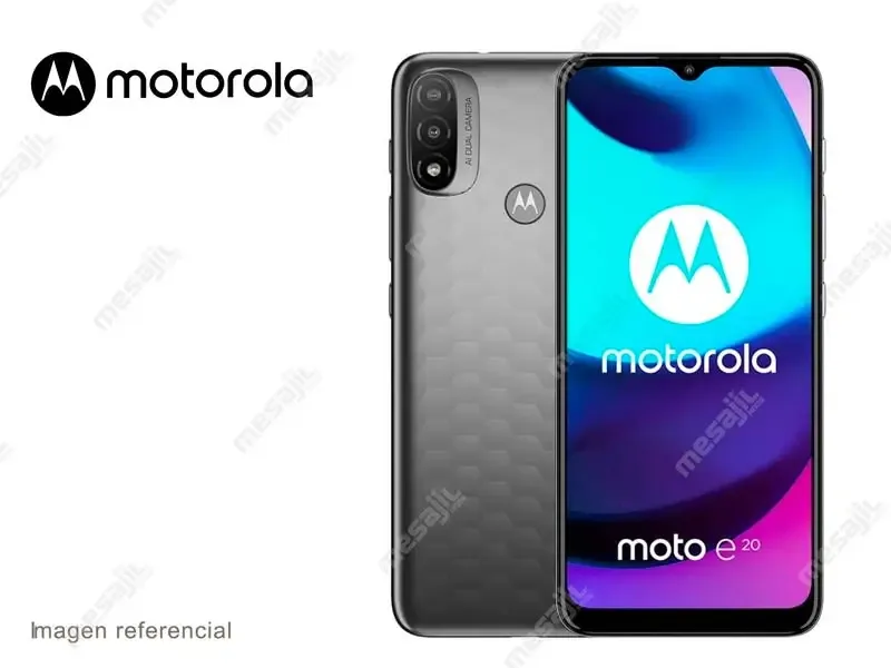 Celular Smartphone  Motorola moto E20 6.5" 2+32GB Gris Grafito