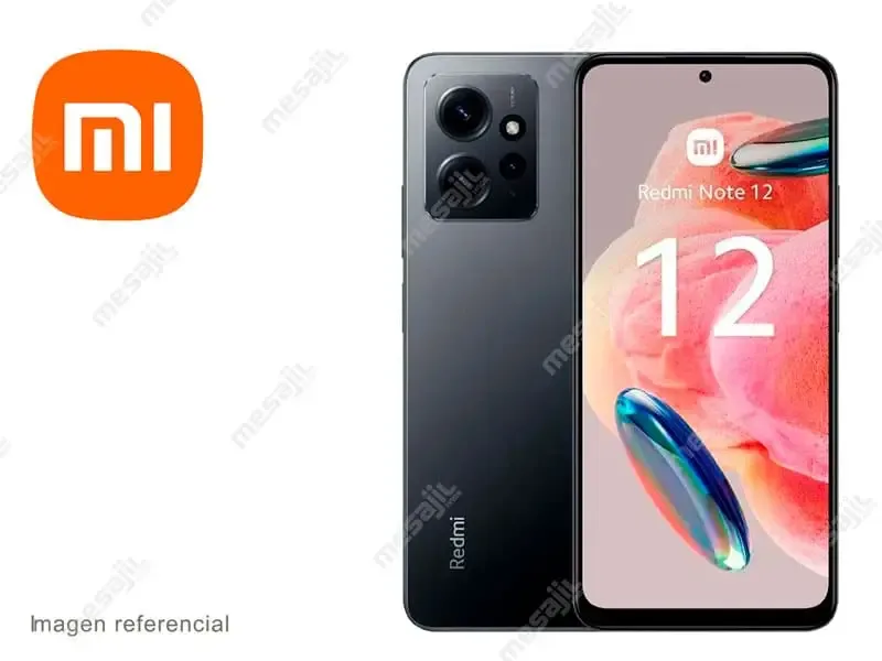 Celular Smartphone Xiaomi Redmi Note 12 4G 4GB/128GB/Negro