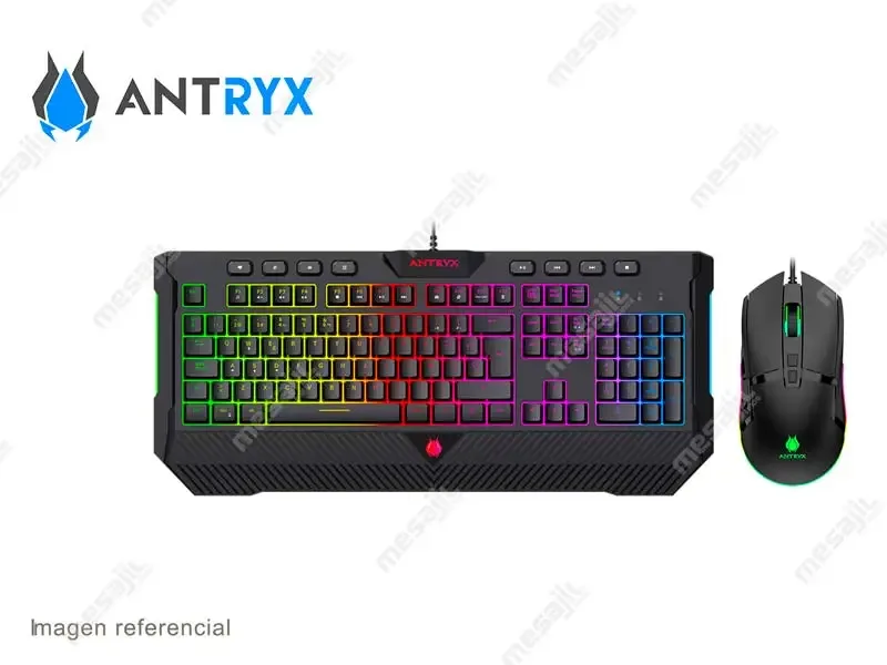 Combo Gaming Antryx Teclado + Mouse Chrome Storm GC-2500 (AGC-CS2510K-SP)