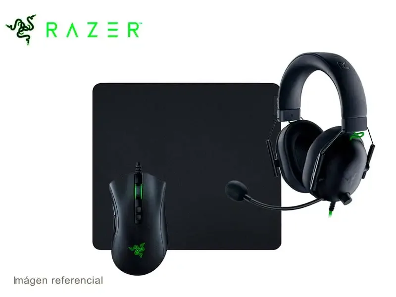 Combo Gaming Razer Battle Bundle DeathAdder V2 + BlackShark V2 X + Gigantus V2