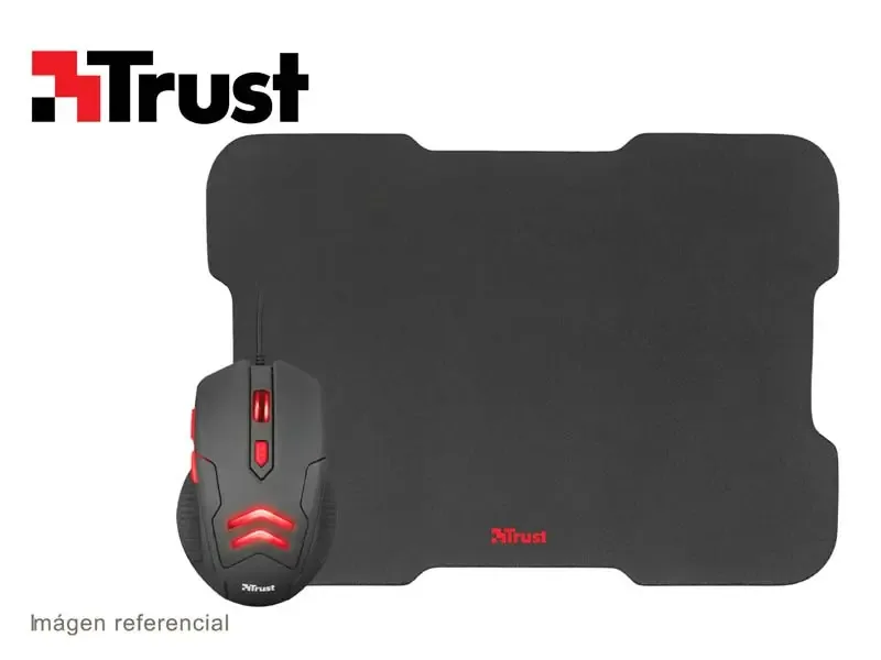 Combo Gaming Trust Mouse + Mouse Pad Ziva