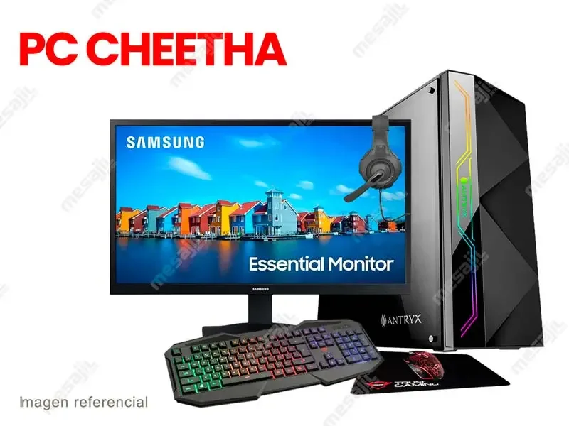 COMPUTADORA CHEETHA BASIC i3/8GB/SSD240GB/18.5"/W10H/ANTIVIRUS