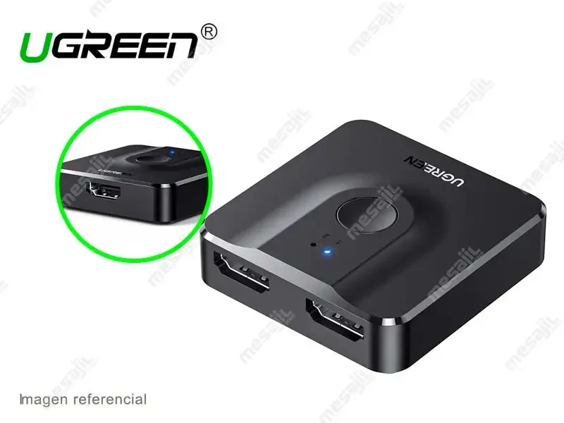 Conmutador UGREEN HDMI 2en 1 4K (50966)