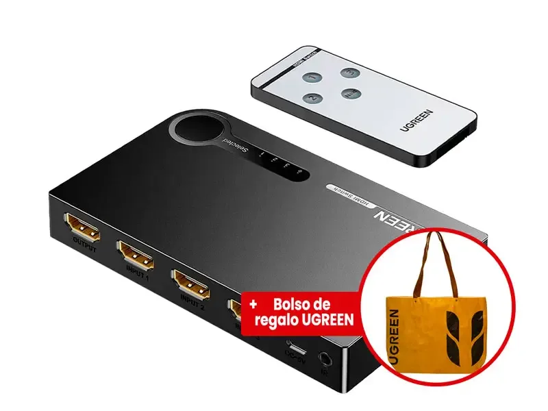 Conmutador UGREEN HDMI 3 en 1 4K (40234)