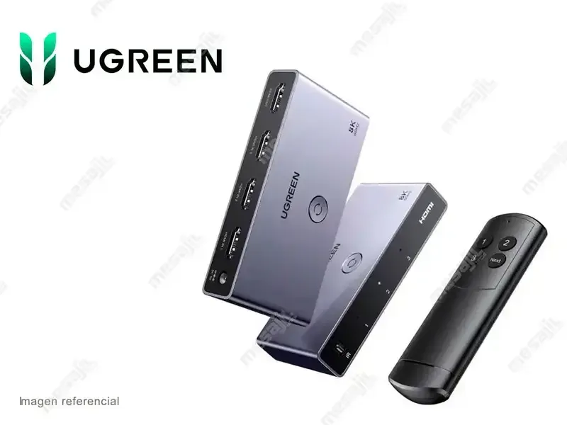 Conmutador UGREEN HDMI 3 en 1 8K (15604)