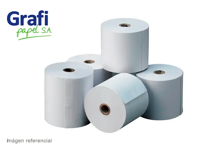 CONTOMETRO TERMICO GRAFIPAPEL 80mm x 80mt Negro (caja x 20 Rollo)