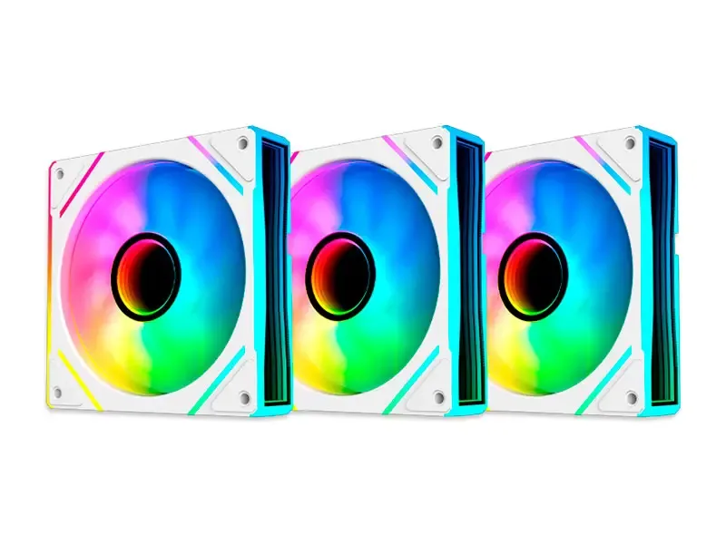 Cooler Case Antryx 120MM Infinity IF-120  ARGB pack de 3  Blanco