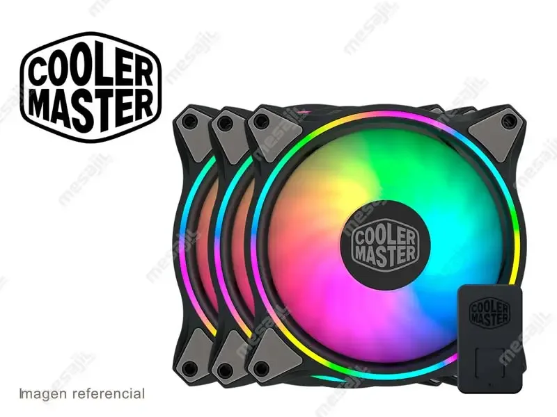 Cooler Case Cooler Master MF120 HALO RGB 120mm Kit 3 EN 1