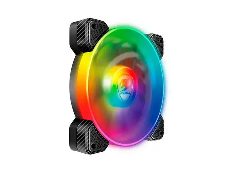 Cooler Case Cougar 120MM SPB120 VORTEX RGB KIT de 3 Black