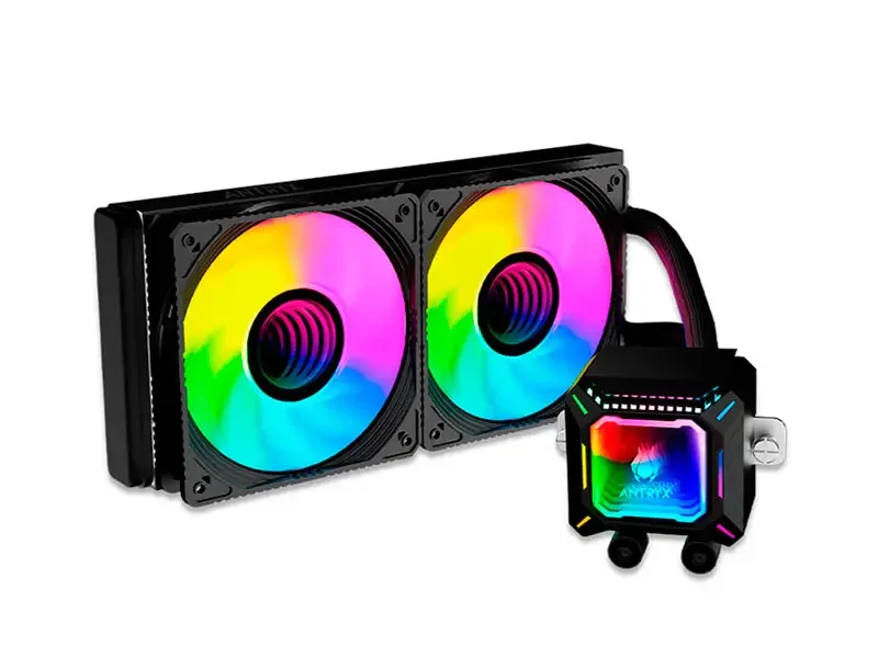 Cooler CPU Antryx Triton Aegis 240 ARGB Enfriamiento liquido Black (AWC-TA240K)