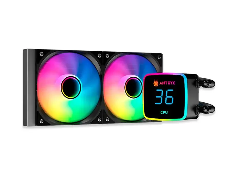 Cooler CPU Antryx Triton Edge 240 ARGB Enfriamiento liquido Black (AWC-TED240K)