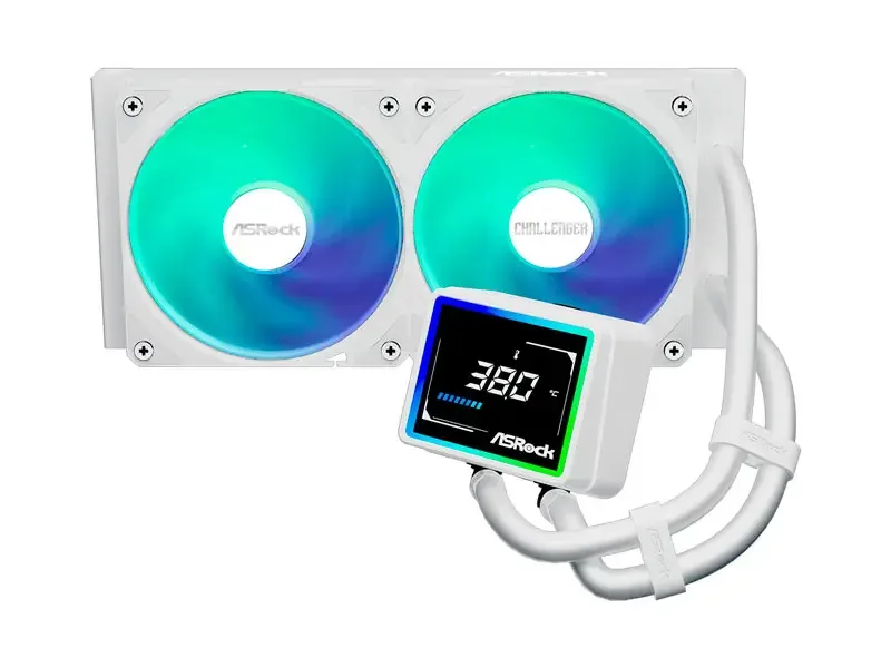 Cooler CPU ASRock Challenger 240 mm Digital Refrigeracion Liquida White