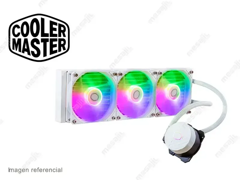 Cooler CPU Cooler Master 360L ARGB Refrigeracion Liquido White
