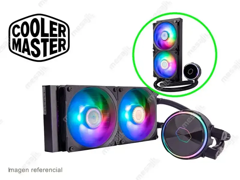 Cooler CPU Cooler Master Liquid PL240 Flux ARGB Black